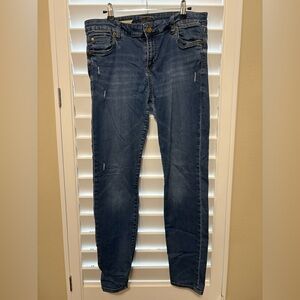 Kut from the Kloth Dark Blue Toothpick Skinny Jeans